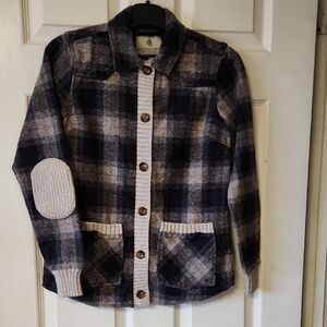 Legendary Whitetails Black and Gray Cardigan Sweater